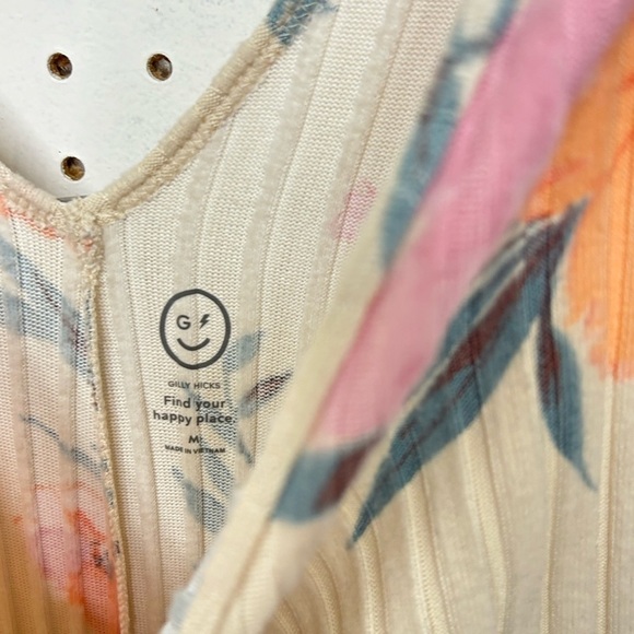 - NWT Gilly Hicks Wide Leg Floral Romper - Picture 5 of 8